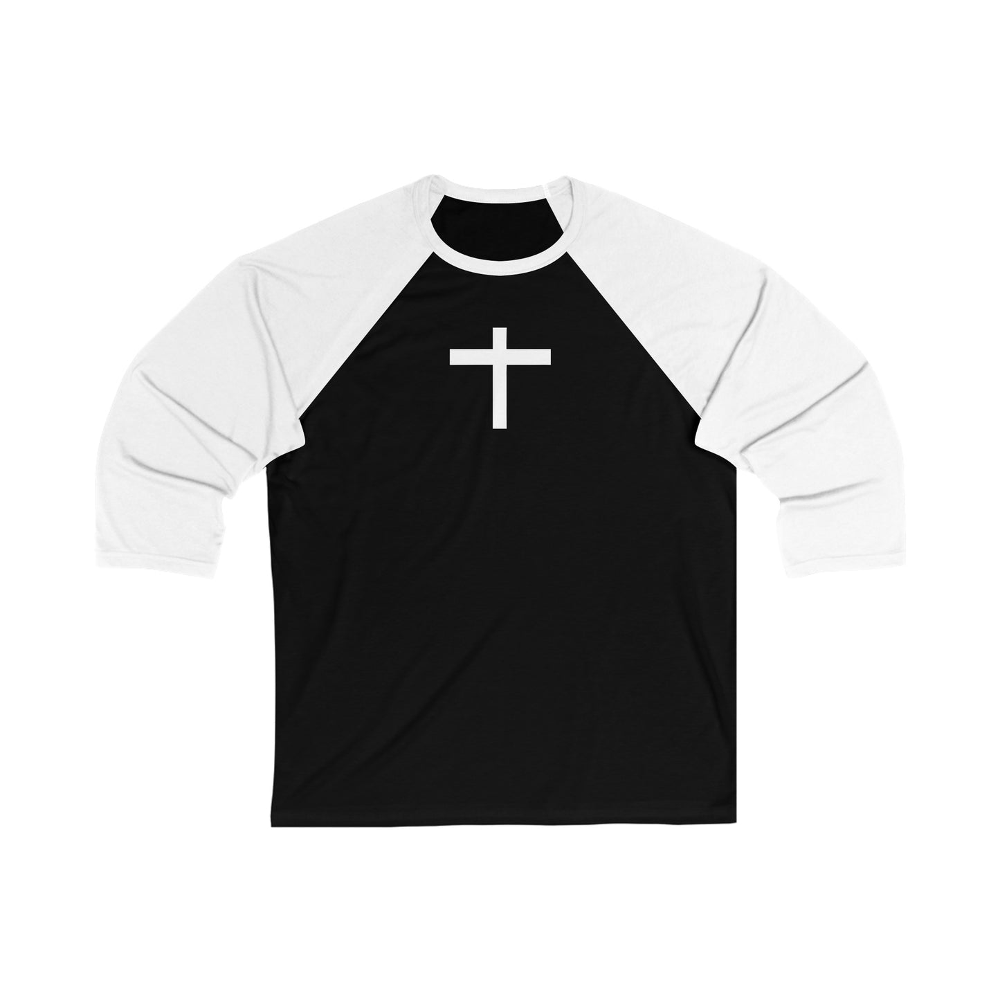 Cross 3\4 Sleeve Baseball Tee